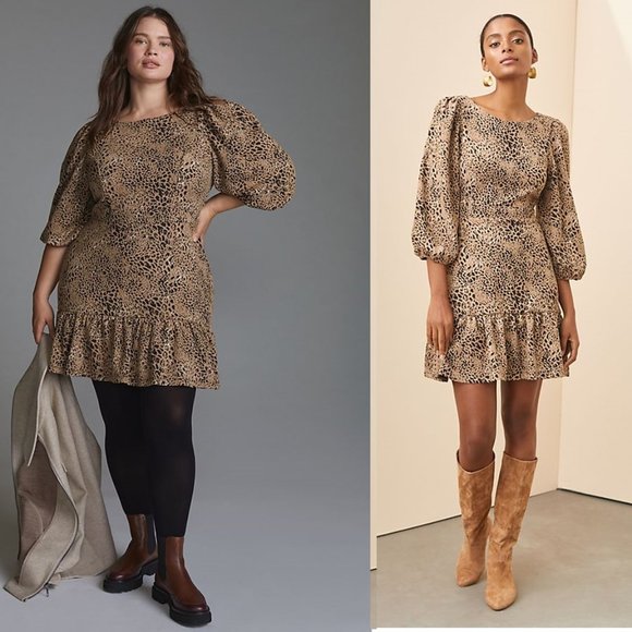 Anthropologie Maeve Knit Cut-Out Mini Dress - Picture 2 of 6